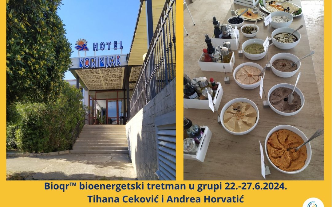 Bioqr™ bioenergetski tretman u grupi u hotelu Korinjak